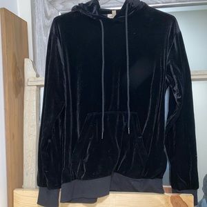 Silence + noise velvet hoodie